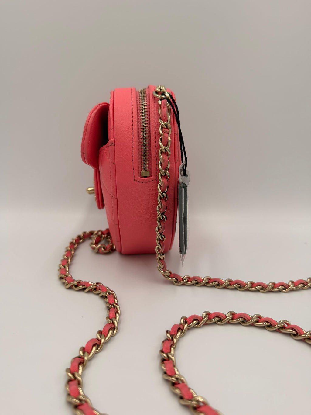 Chanel CC In Love Heart Bag - Side detail
