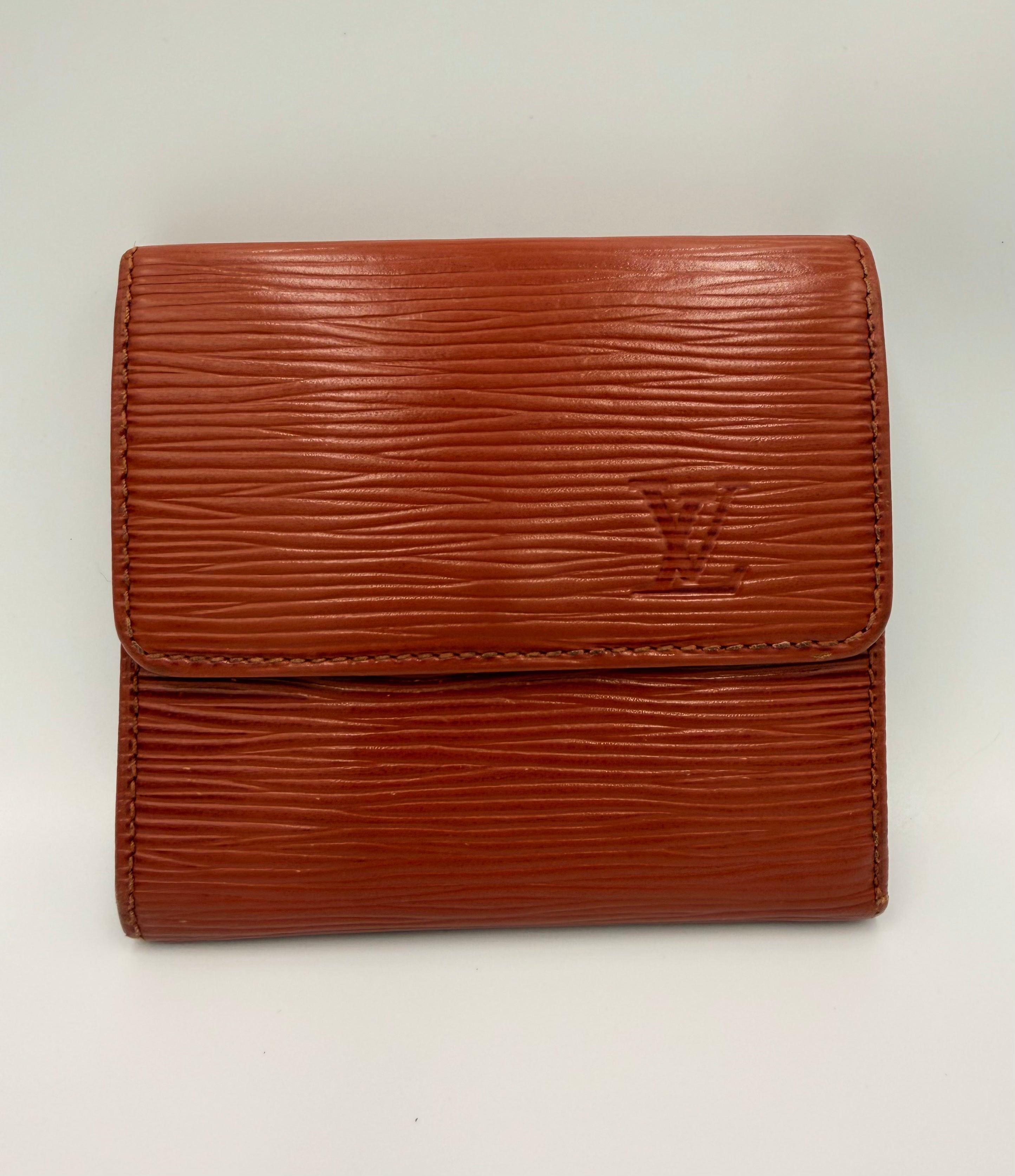 Louis Vuitton Élise Wallet — Epi Leather, Kenyan Brown