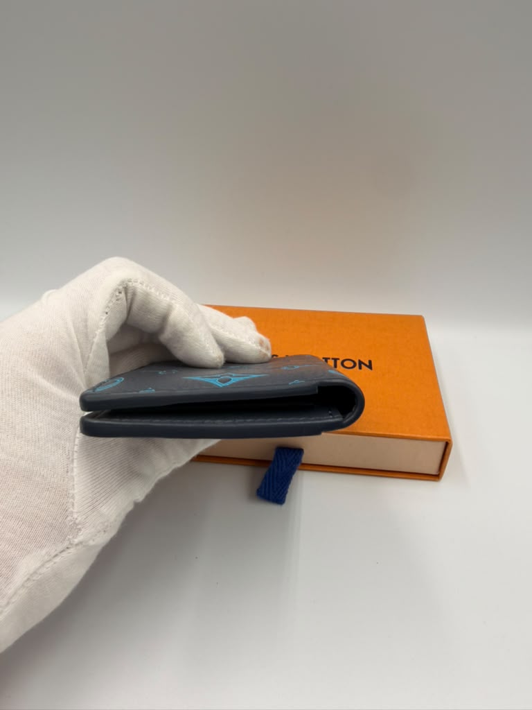 Louis Vuitton Pocket Organizer — Monogram Taigarama Cobalt