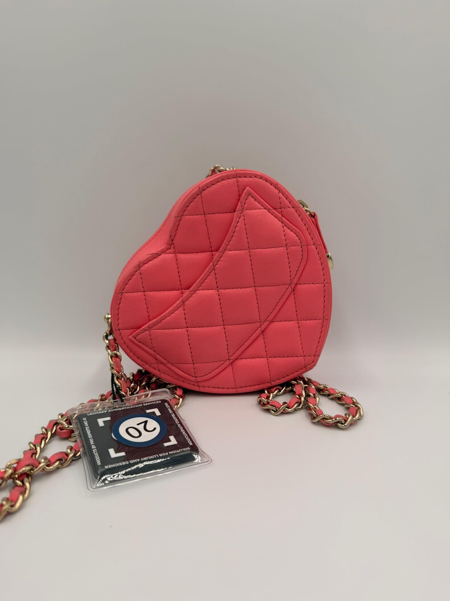 Chanel CC In Love Heart Bag - Back view