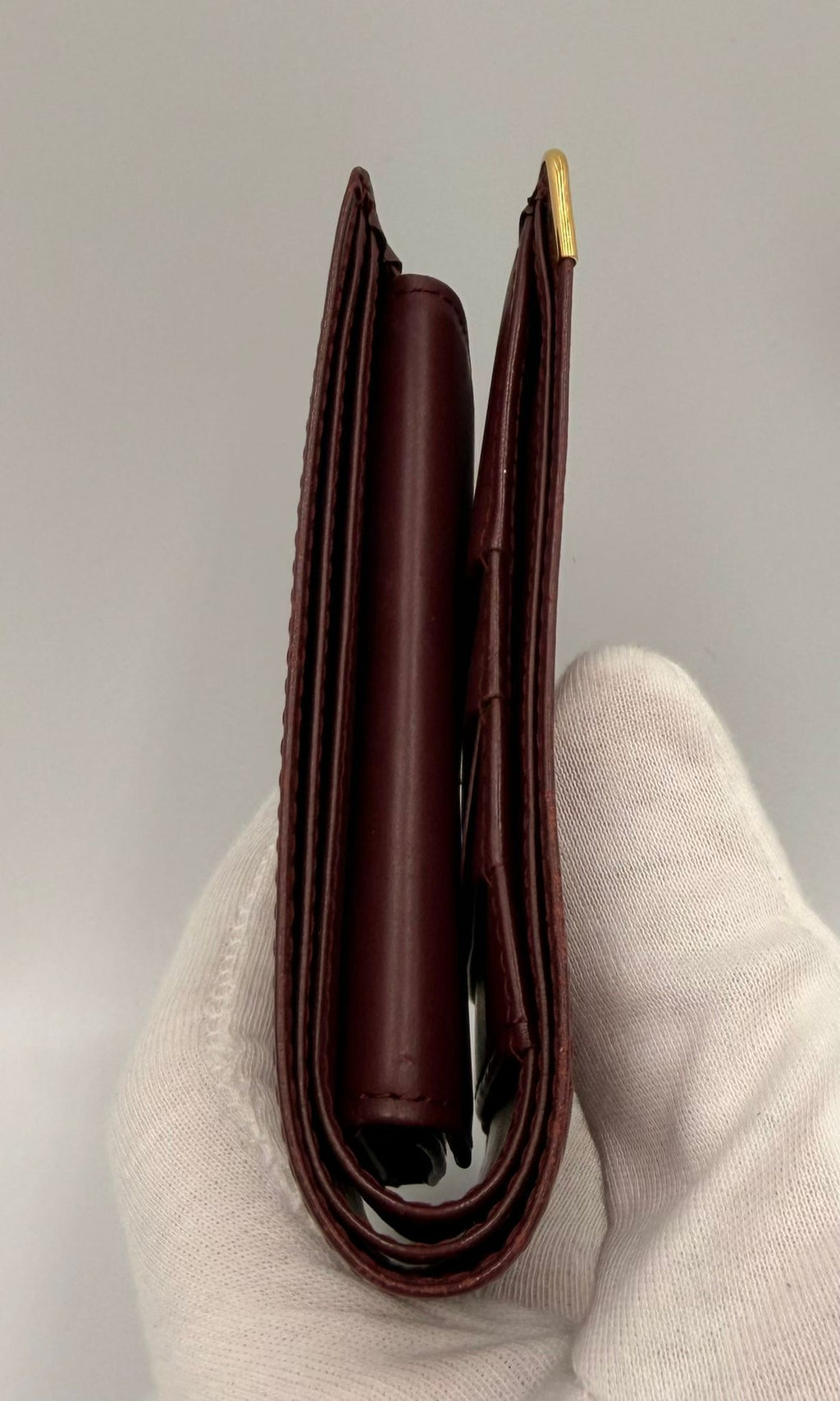 Cartier Must De Cartier Bifold Wallet — Burgundy