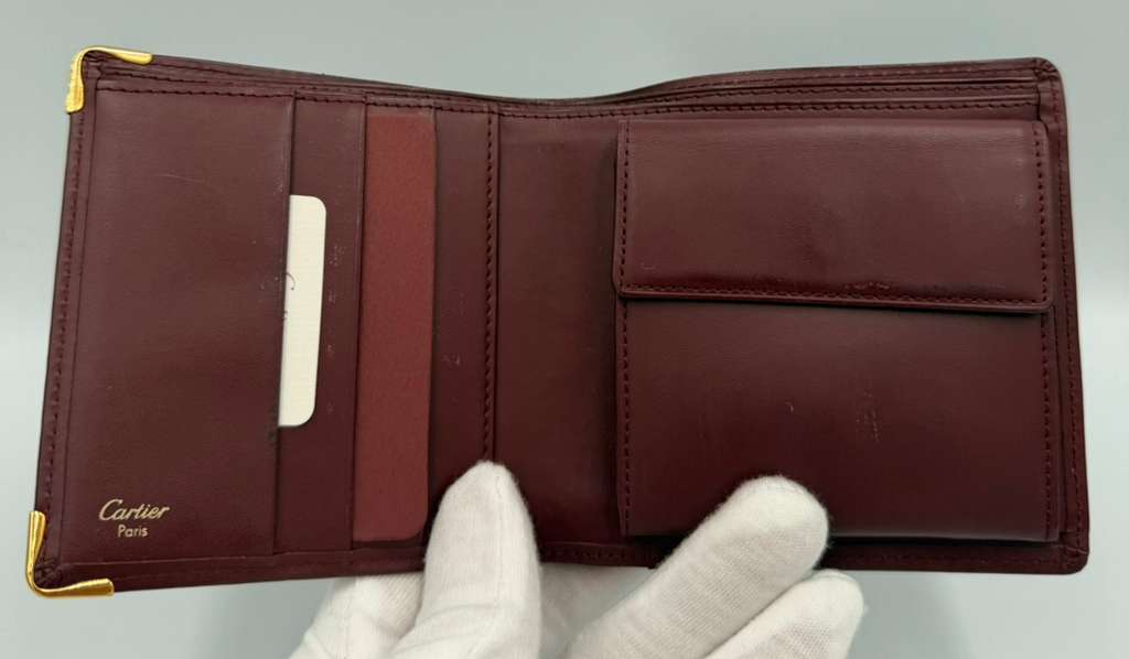 Cartier Must De Cartier Bifold Wallet — Burgundy