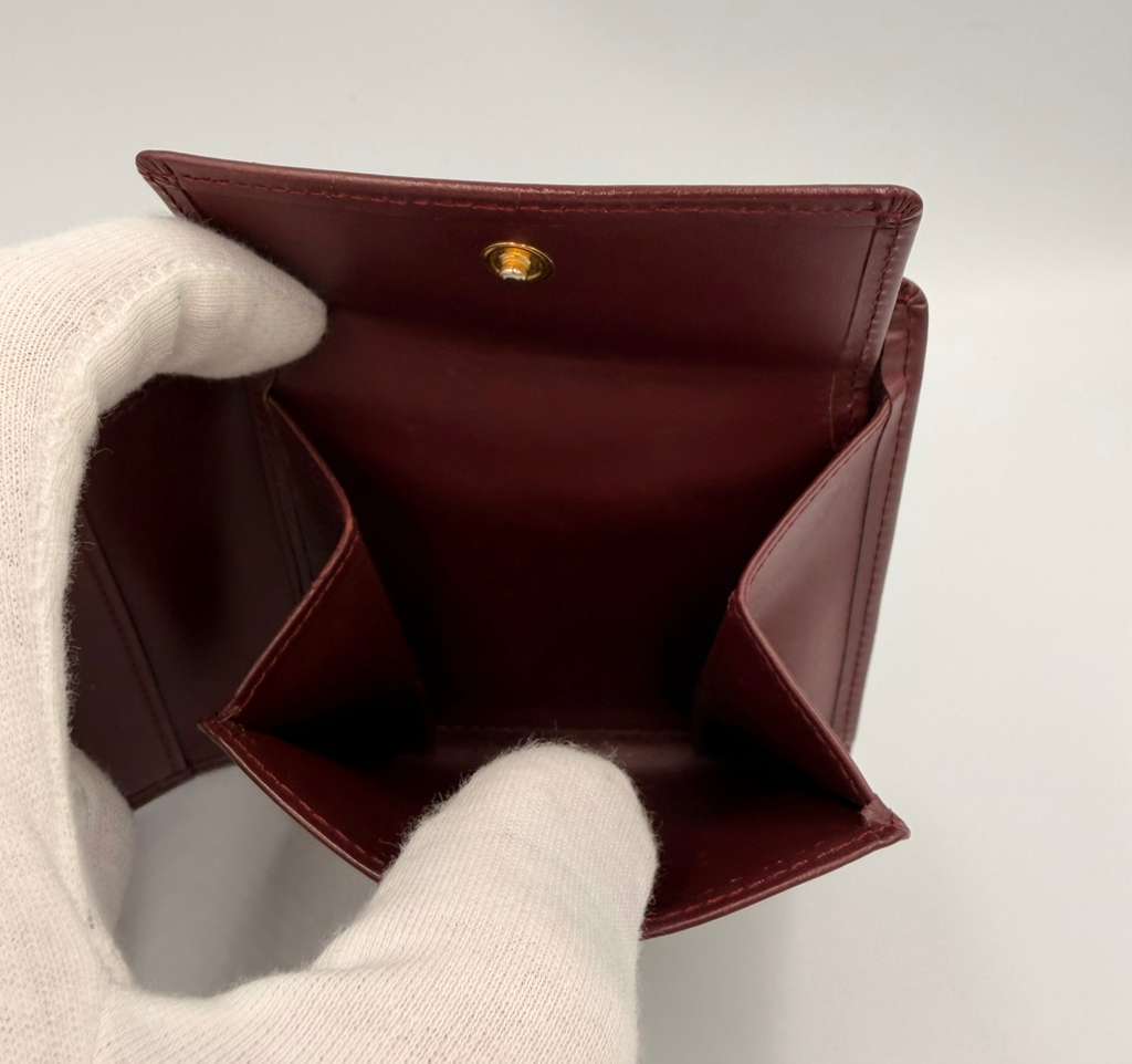 Cartier Must De Cartier Bifold Wallet — Burgundy