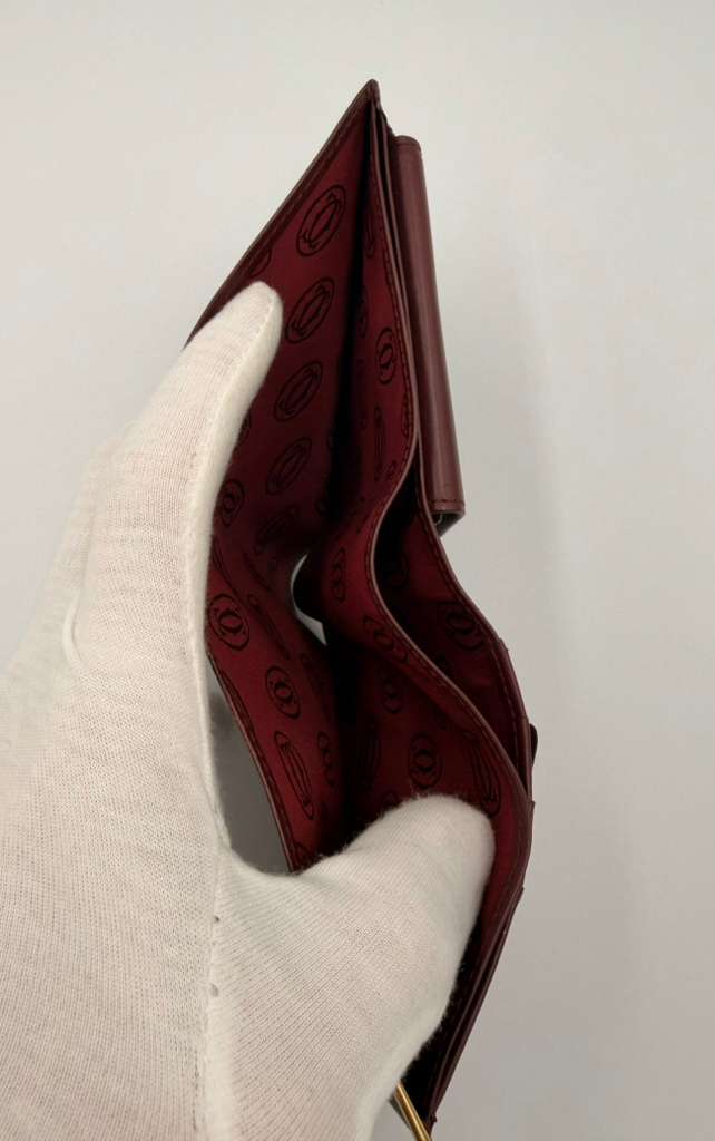 Cartier Must De Cartier Bifold Wallet — Burgundy