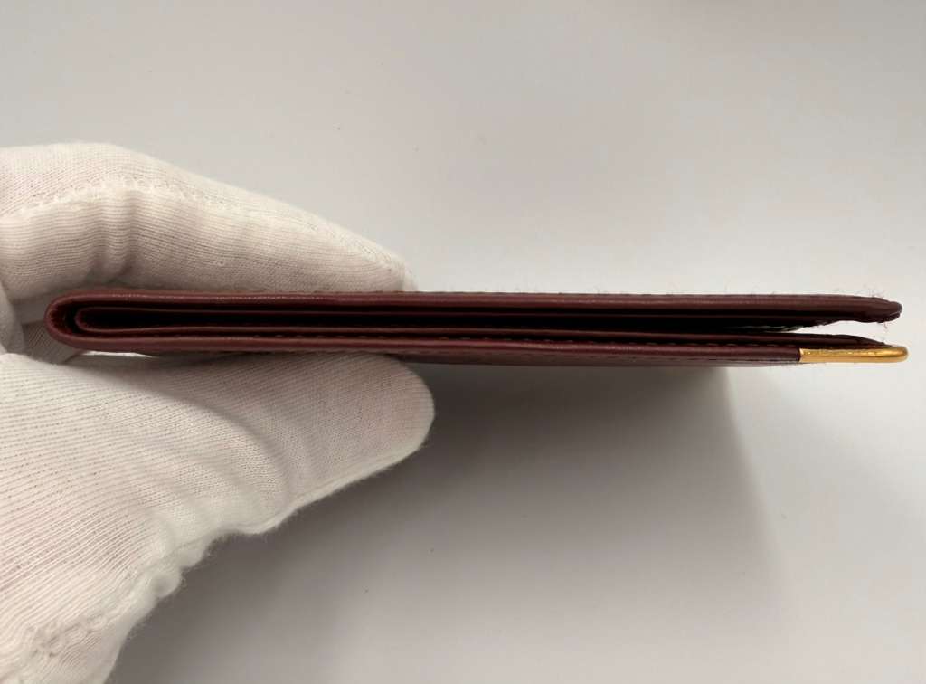 Cartier Must De Cartier Trifold Wallet — Burgundy