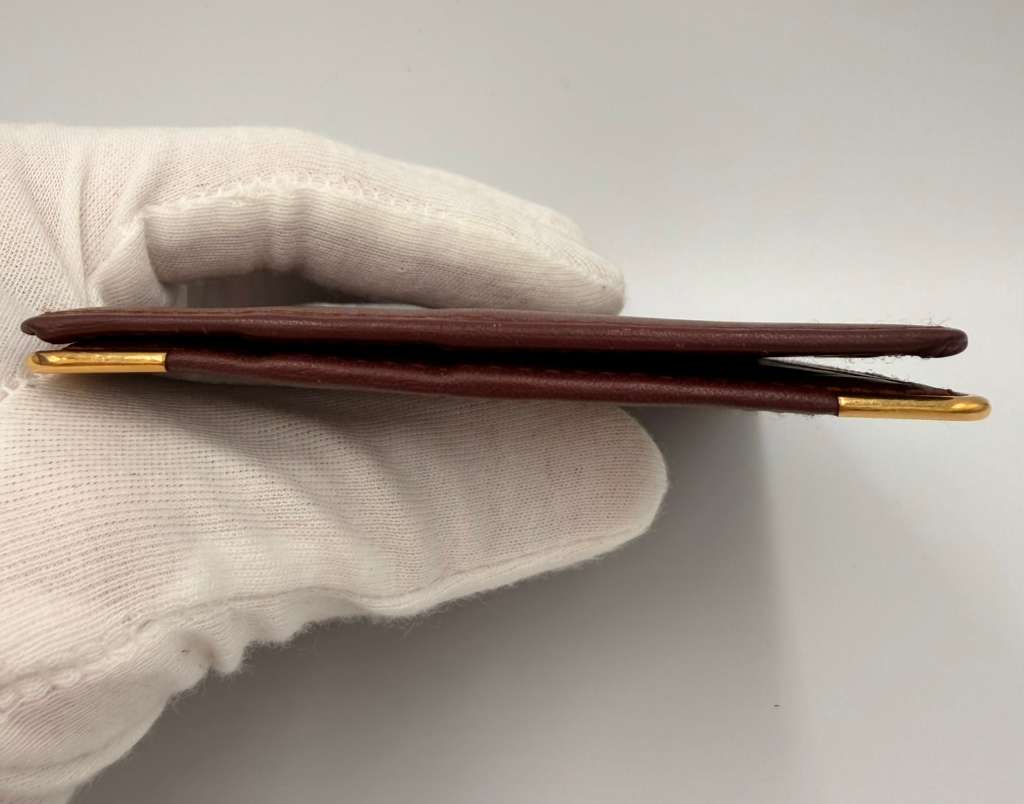 Cartier Must De Cartier Trifold Wallet — Burgundy