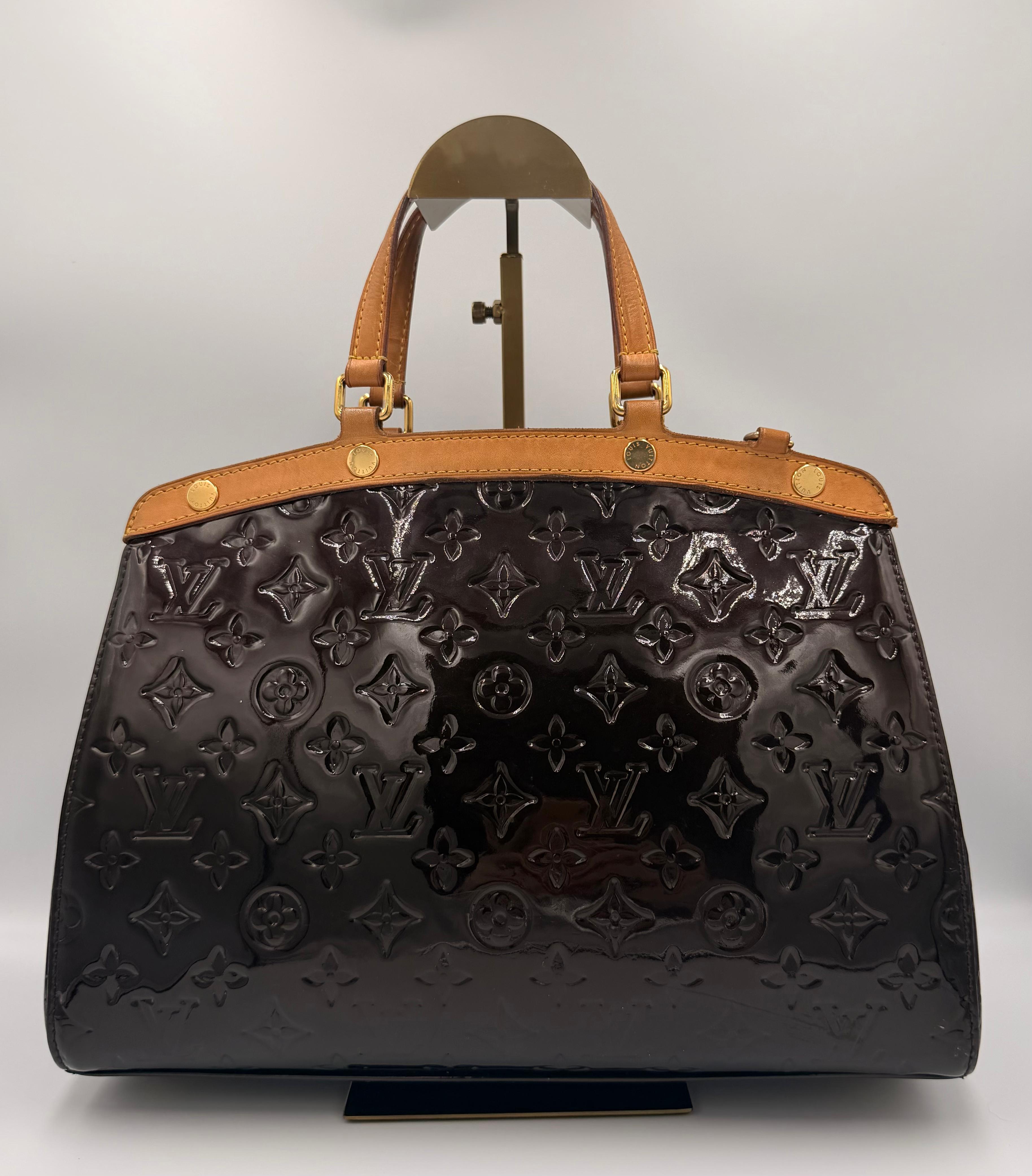 Louis Vuitton Brea MM — Amarante Monogram Vernis