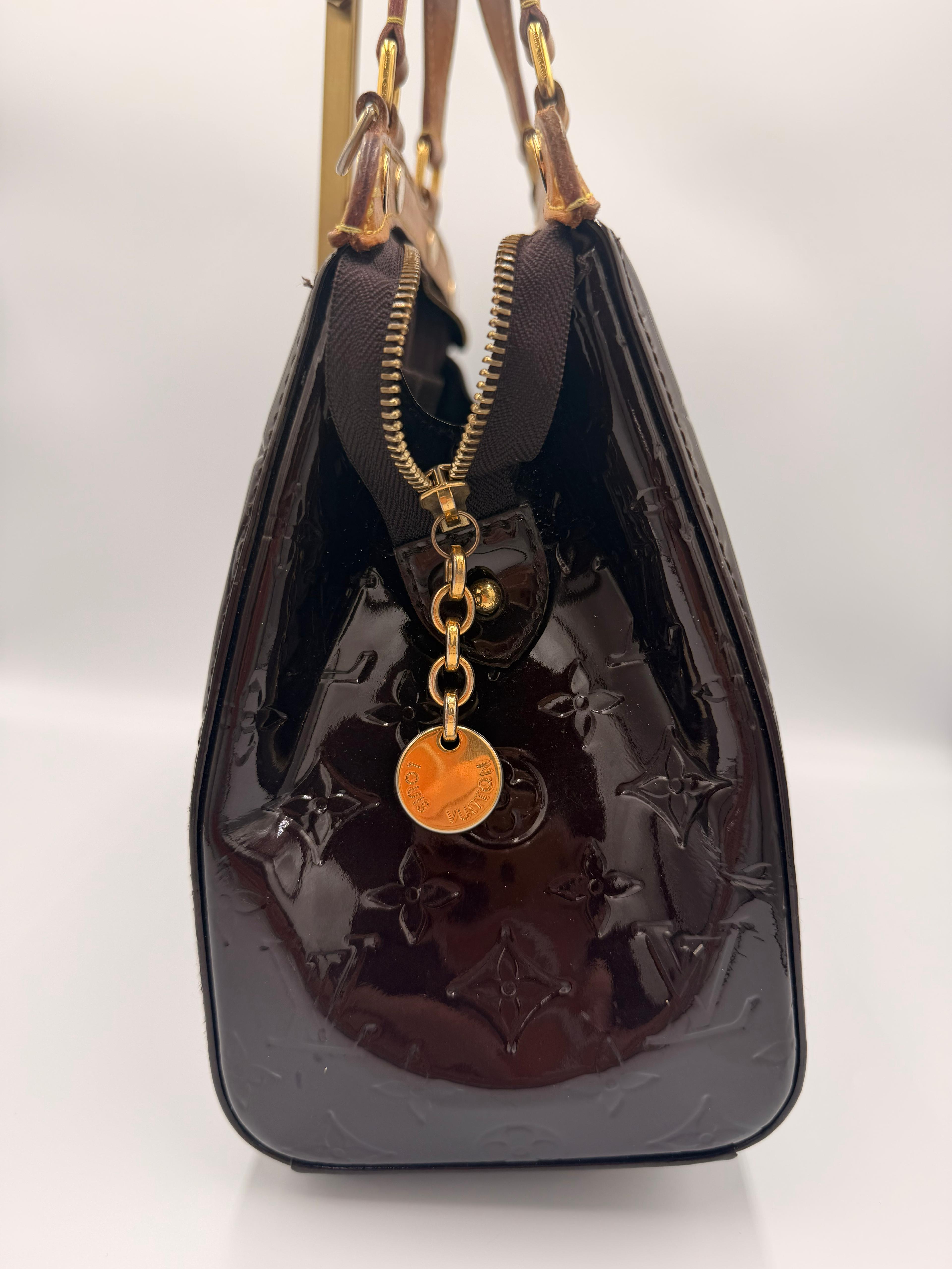 Louis Vuitton Brea MM — Amarante Monogram Vernis