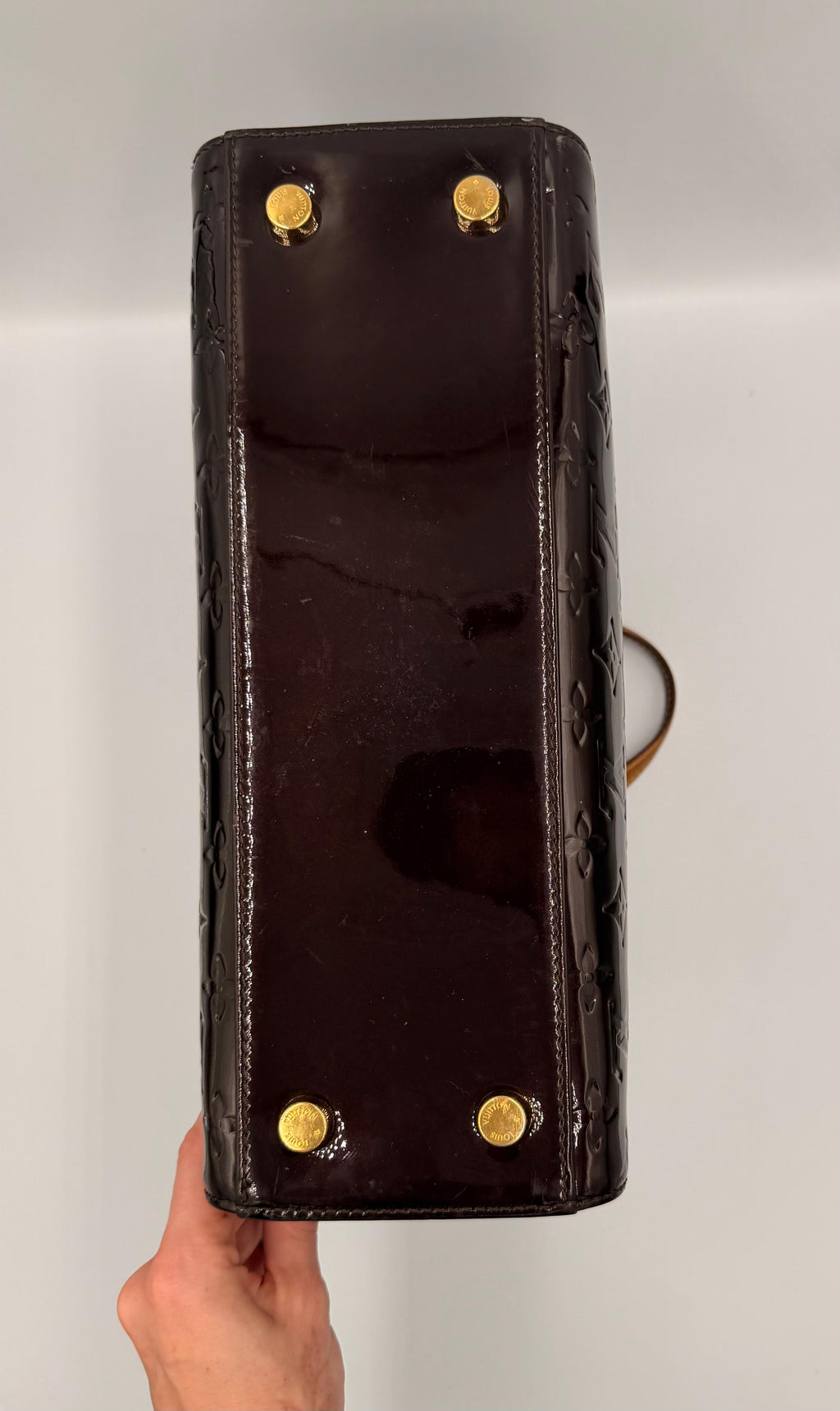 Louis Vuitton Brea MM — Amarante Monogram Vernis