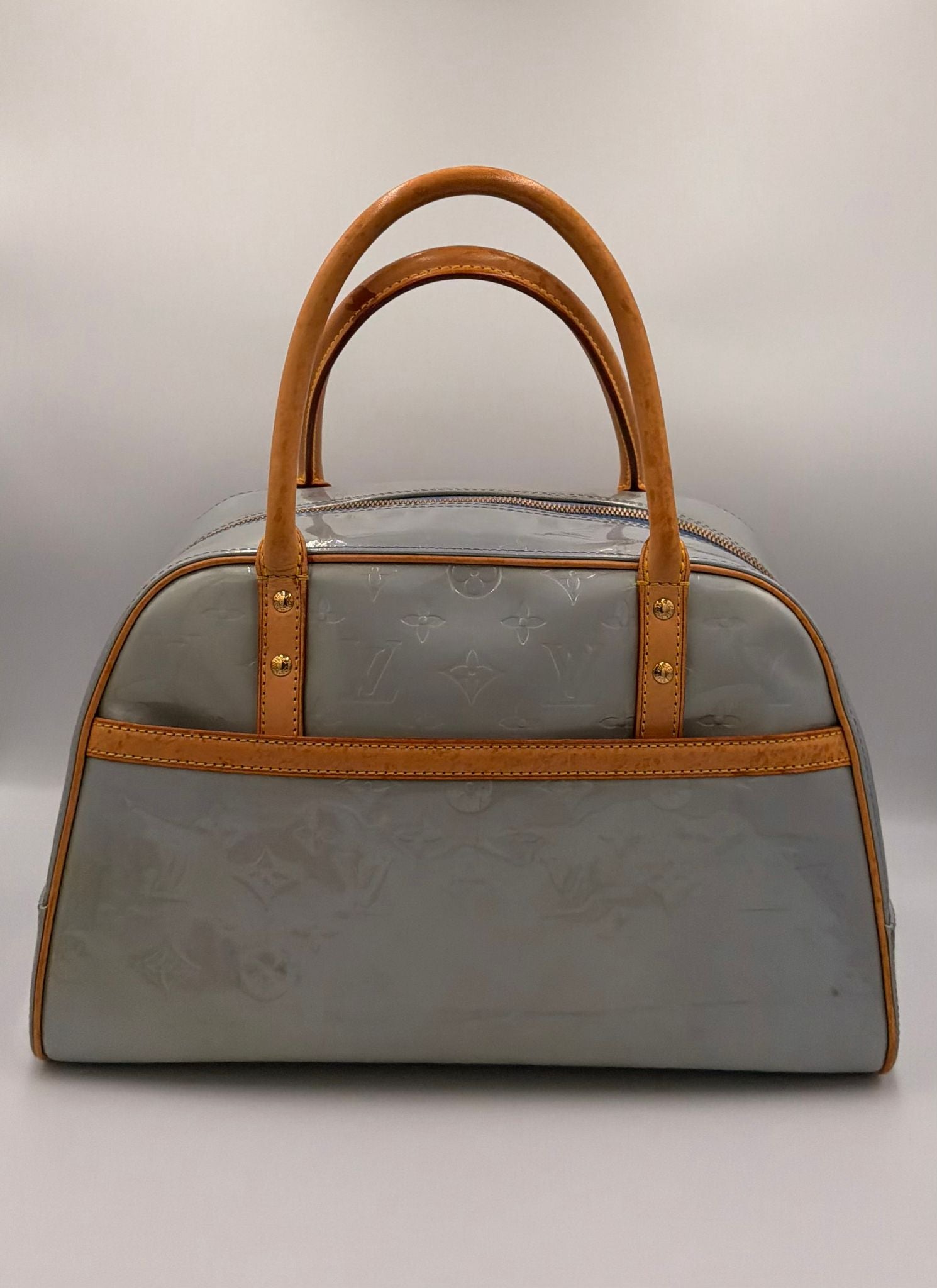 Louis Vuitton Tompkins Square — Vernis Leather Blue
