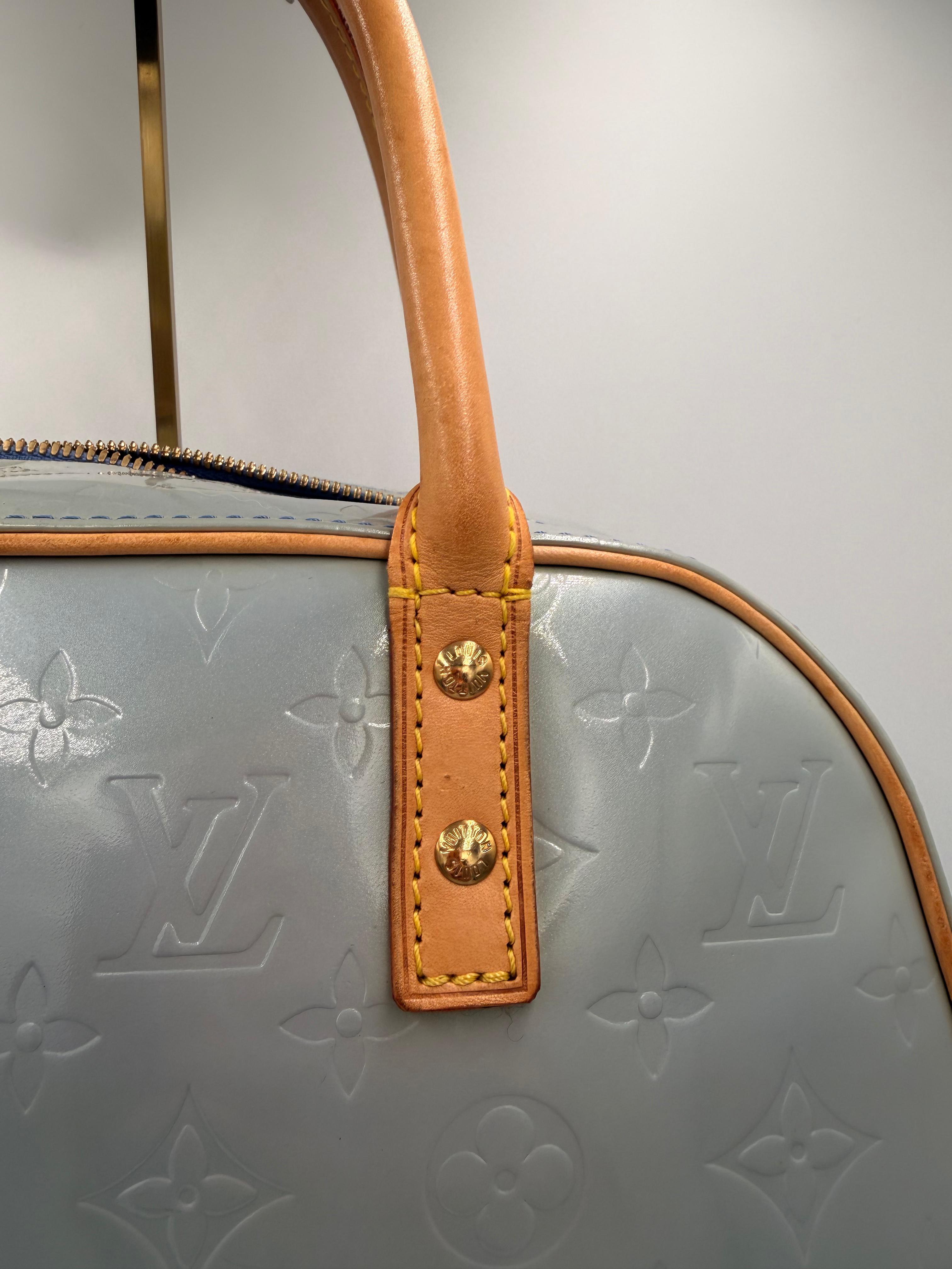 Louis Vuitton Tompkins Square — Vernis Leather Blue