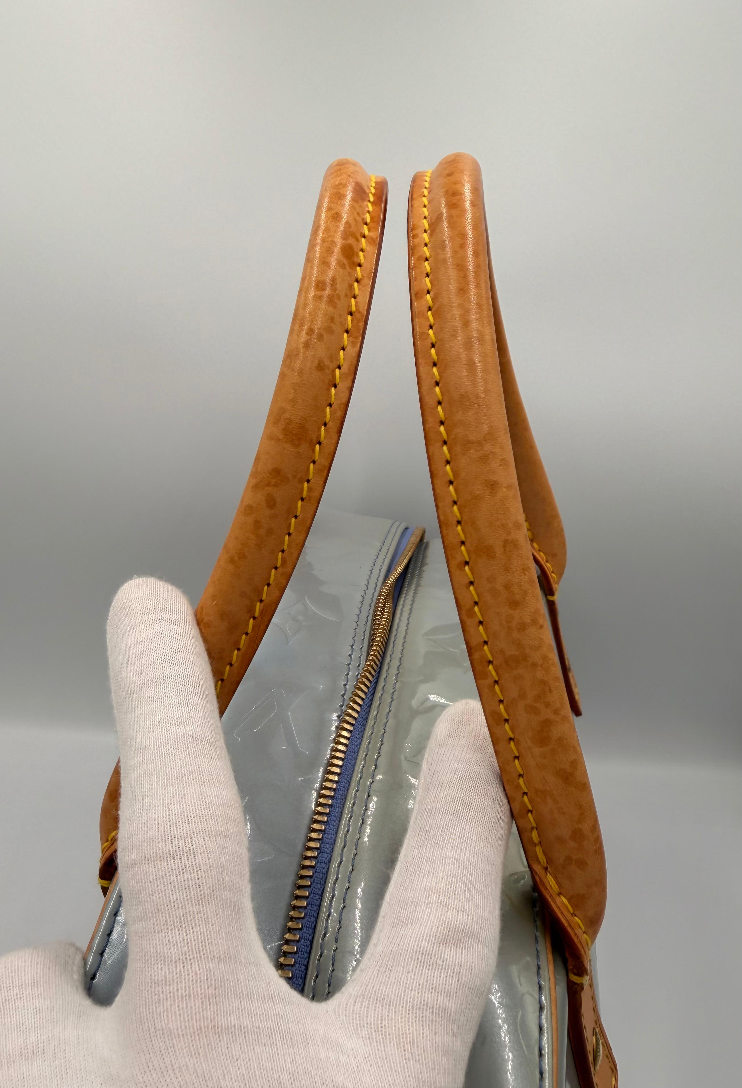 Louis Vuitton Tompkins Square — Vernis Leather Blue