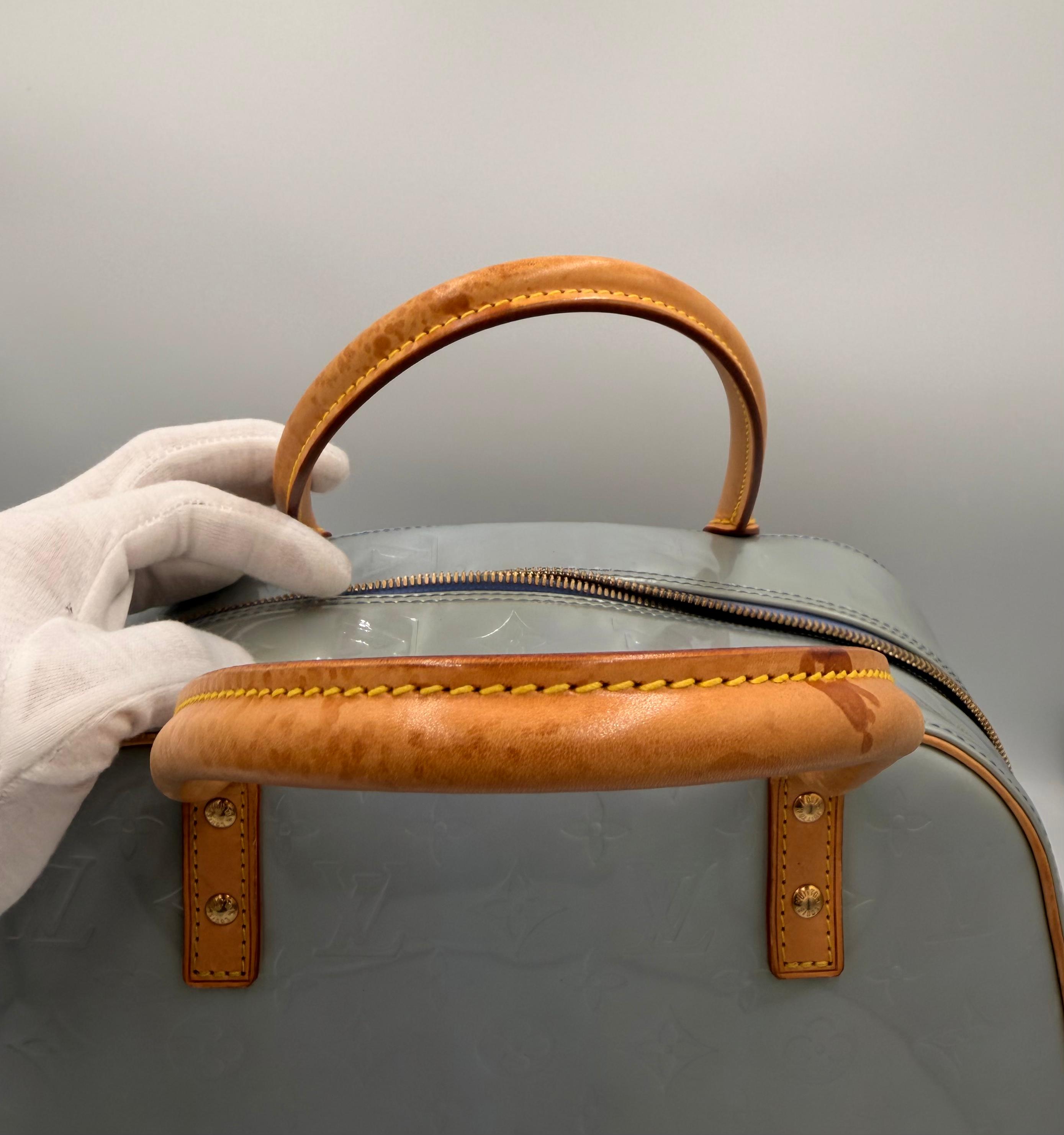 Louis Vuitton Tompkins Square — Vernis Leather Blue