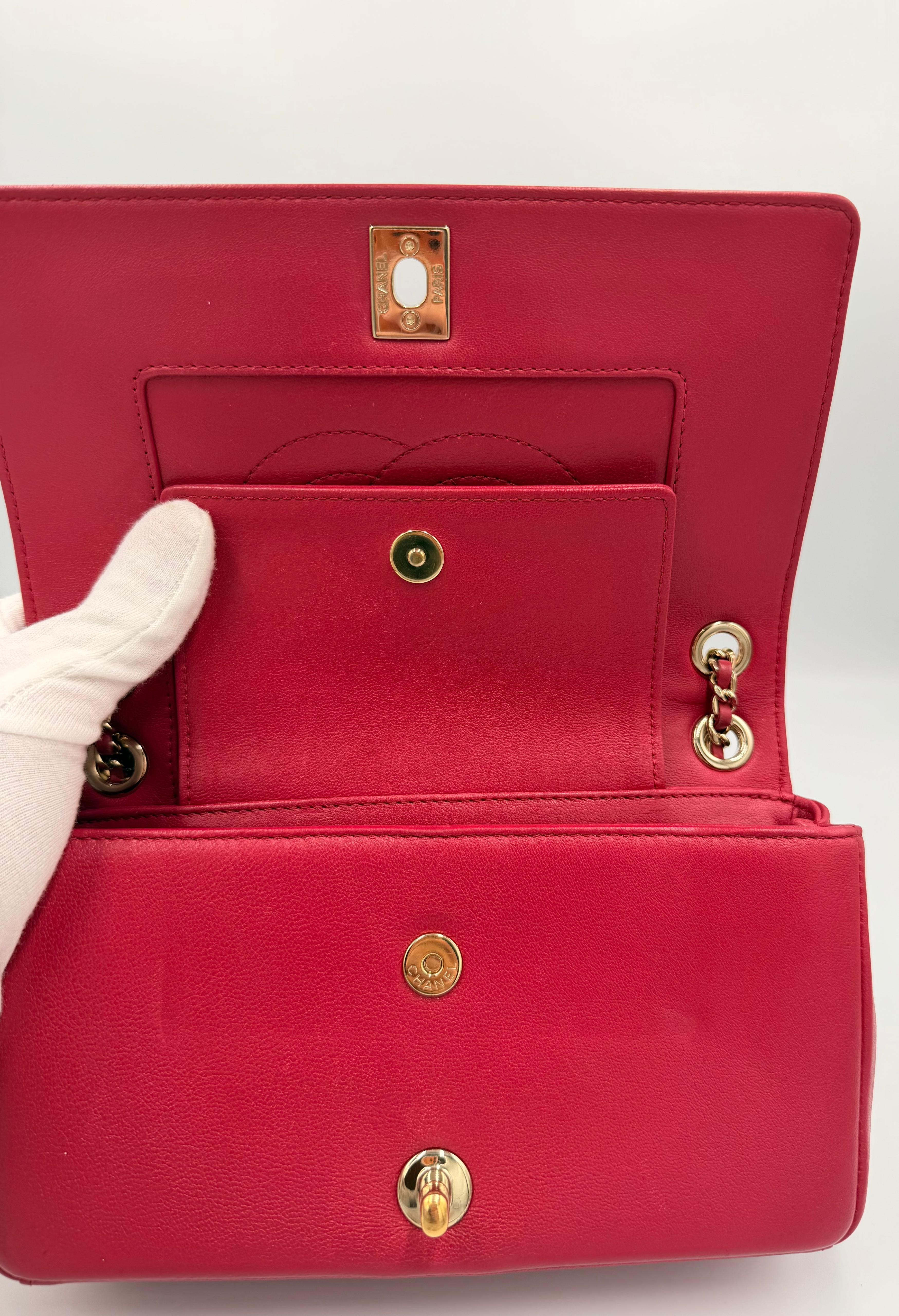 Chanel Mademoiselle Vintage Flap — Fuchsia