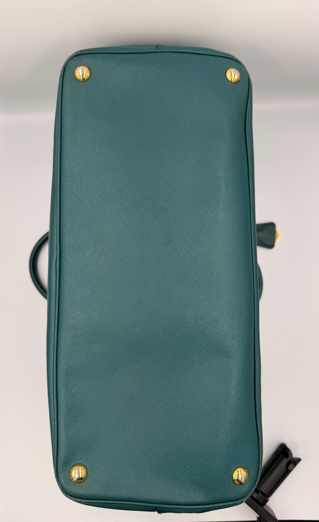 Prada Galleria Large Saffiano Tote — Teal